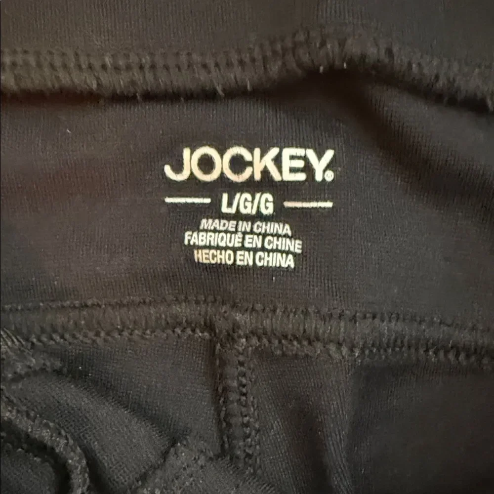 Jockey Cargo Ponte Pants Black Stretch Size L